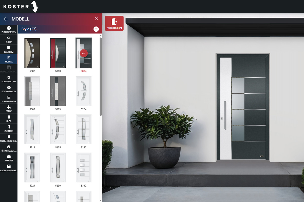 KÖSTER Aluminium-Haustüren